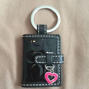 Authentic Coach Picture Frame Key Chain